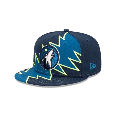 Minnesota Timberwolves Gorra | New Era NBA Flash 9fifty Snapback Cap Mexico - Azules